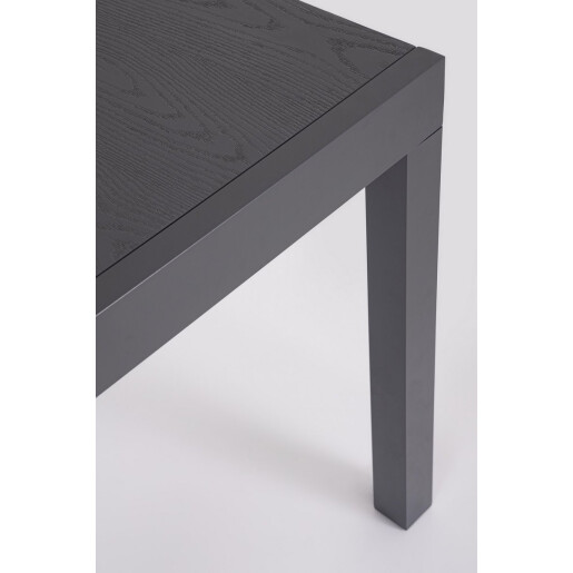 Masa extensibila aluminiu gri antracit Cliv 80/160x80x75 cm