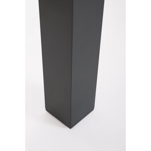 Masa extensibila aluminiu gri antracit Cliv 80/160x80x75 cm