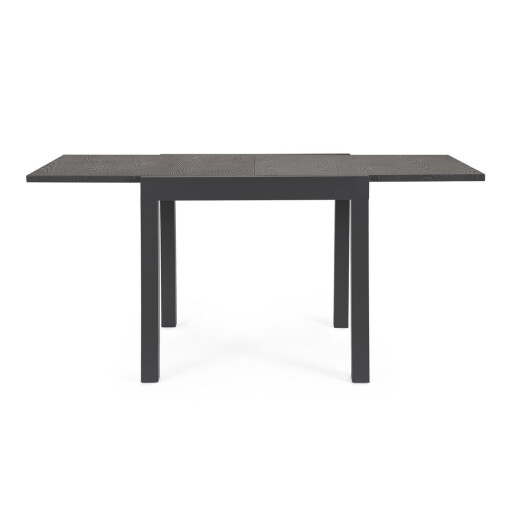 Masa extensibila aluminiu gri antracit Cliv 80/160x80x75 cm