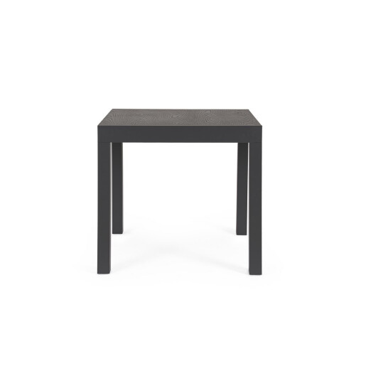 Masa extensibila aluminiu gri antracit Cliv 80/160x80x75 cm