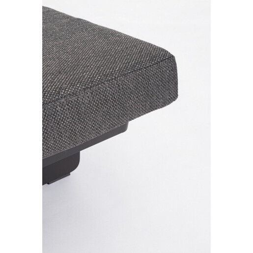 Sezlong aluminiu textil gri antracit Infinity 142x195x95 cm
