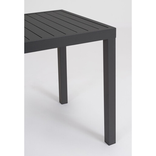 Masa aluminiu gri antracit Hilde 130x68x75 cm