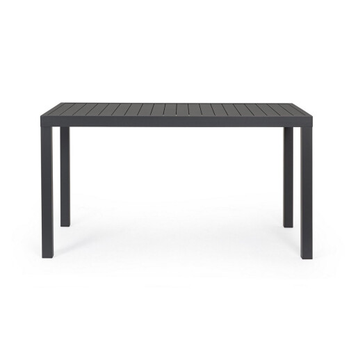 Masa aluminiu gri antracit Hilde 130x68x75 cm