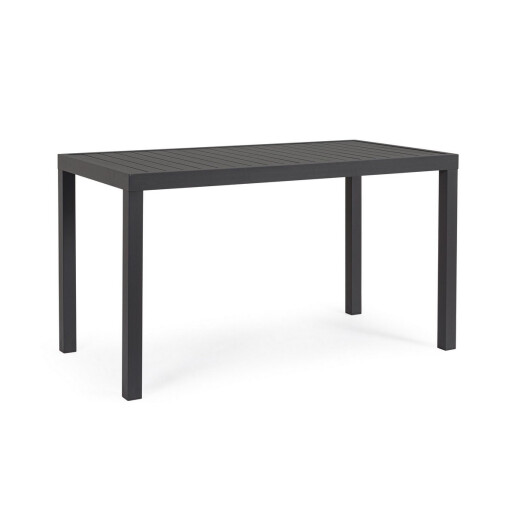 Masa aluminiu gri antracit Hilde 130x68x75 cm