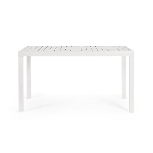 Masa aluminiu alb Hilde 130x68x75 cm