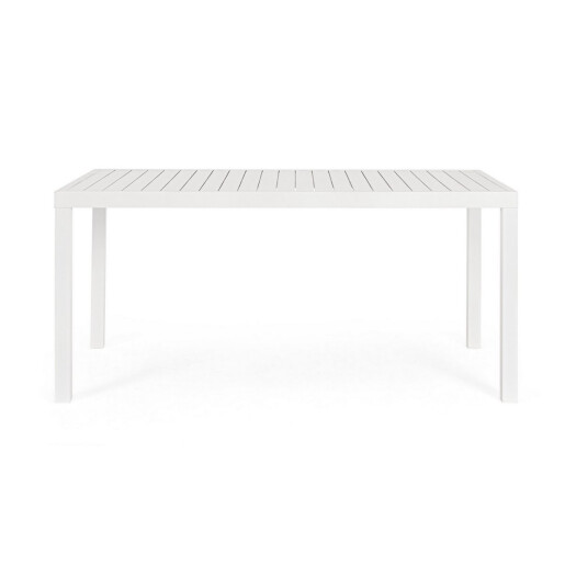 Masa aluminiu alb Hilde 150x80x75 cm
