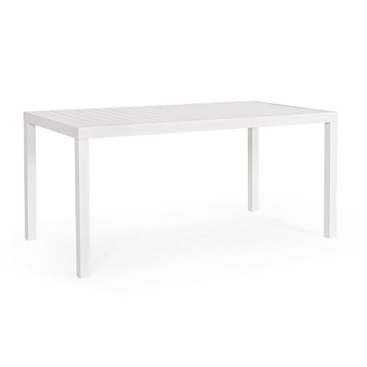 Masa aluminiu alb Hilde 150x80x75 cm