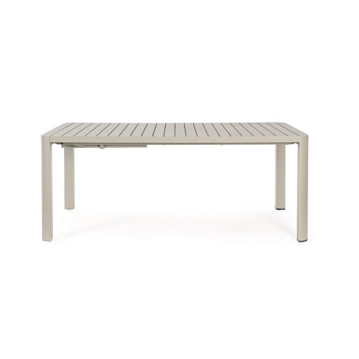 Masa extensibila aluminiu taupe Kiplin 180/240x100x77.5 cm