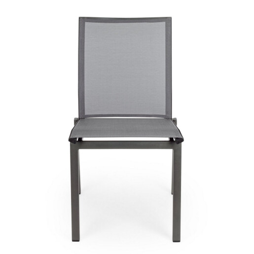 Set 16 scaune gradina aluminiu textilen gri antracit Cruise 50x61x88.5 cm