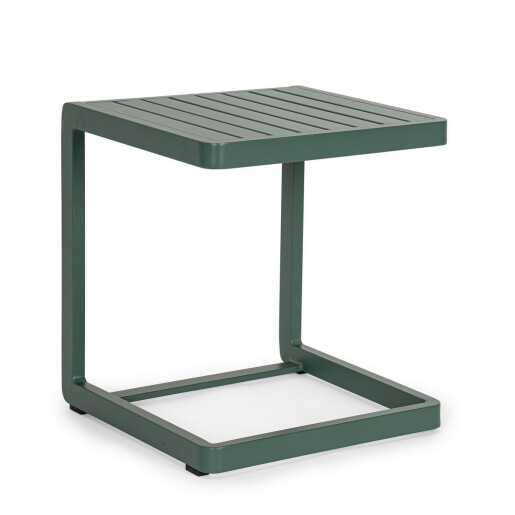 Set 2 masute aluminiu verde Konnor 40x40x45 cm