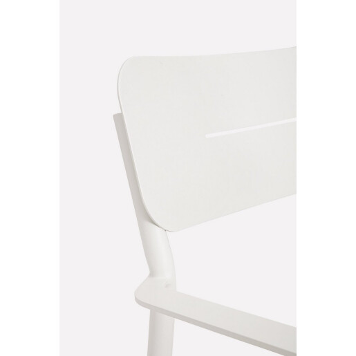 Set 4 scaune alb natur Nebula 55.5x58x85.5 cm