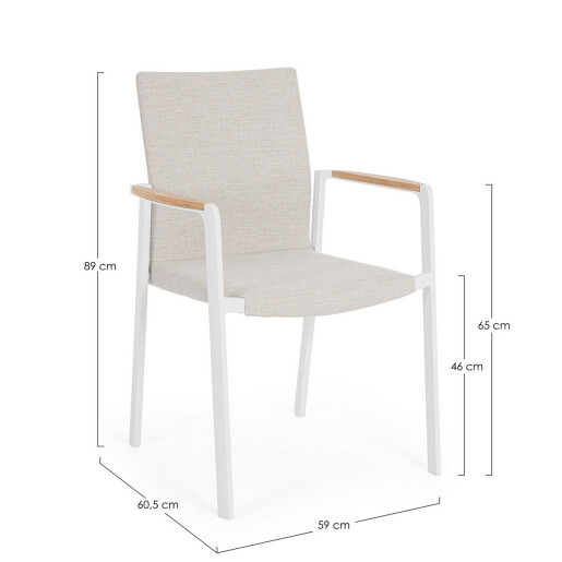 Set 4 scaune Jalisco 59x60.5x89 cm