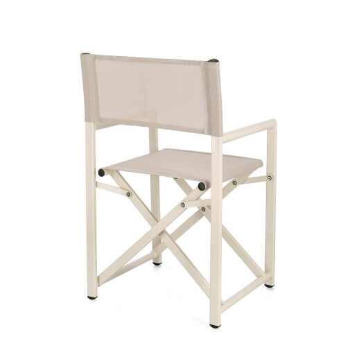 Set 2 scaune gradina taupe Taylor 56x48x86 cm
