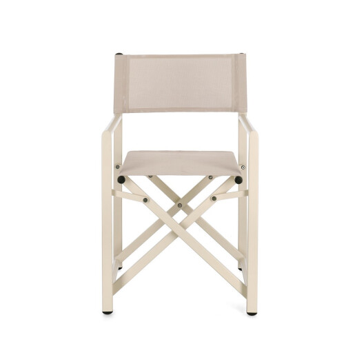 Set 2 scaune gradina taupe Taylor 56x48x86 cm