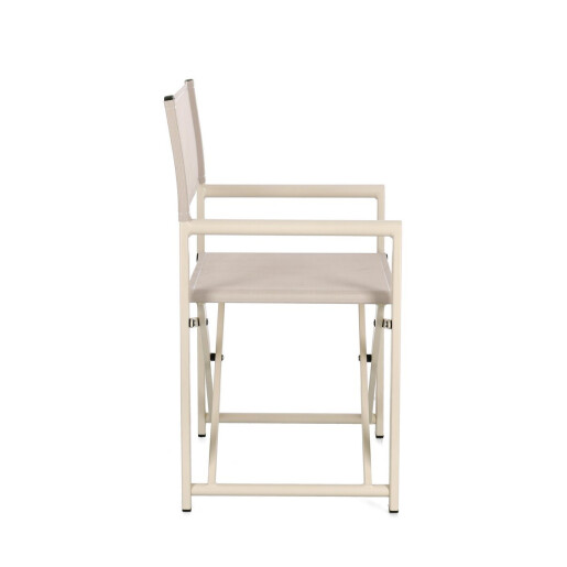 Set 2 scaune gradina taupe Taylor 56x48x86 cm