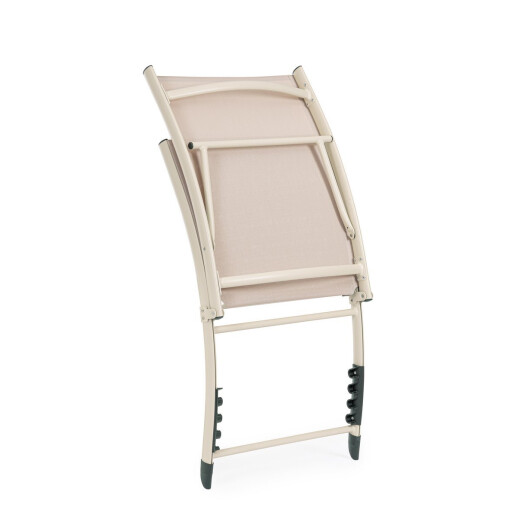 Set 2 fotolii recliner gradina taupe Taylor 53x166.5x90 cm