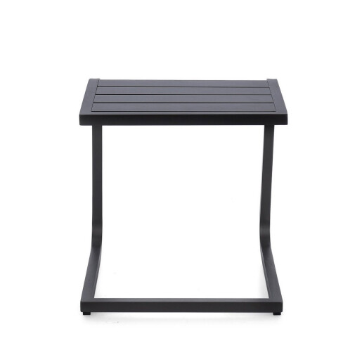 Set 2 masute gradina aluminiu gri antracit Taylor 40x40x41 cm