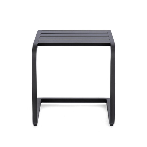 Set 2 masute gradina aluminiu gri antracit Taylor 40x40x41 cm