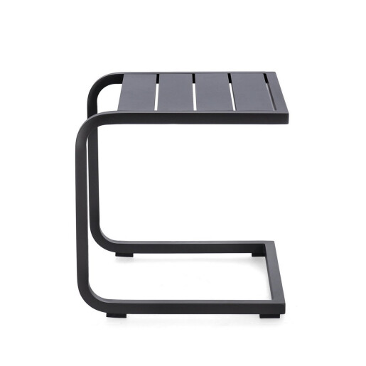 Set 2 masute gradina aluminiu gri antracit Taylor 40x40x41 cm