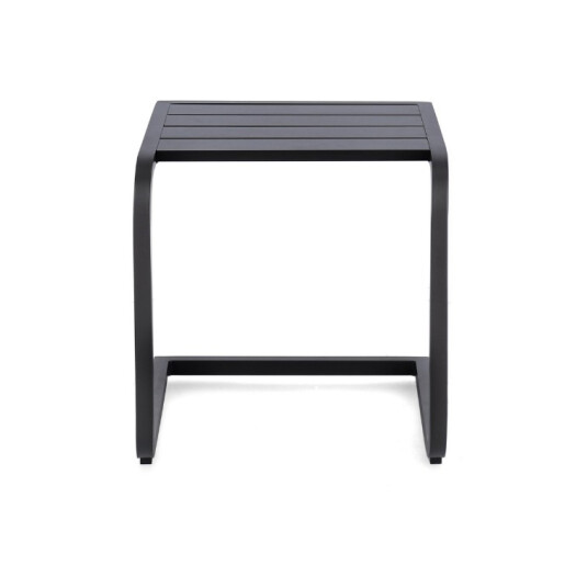 Masuta gradina, terasa aluminiu gri charcoal Taylor 40x40x41h 