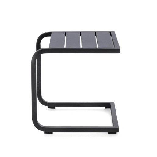 Masuta gradina, terasa aluminiu gri charcoal Taylor 40x40x41h 