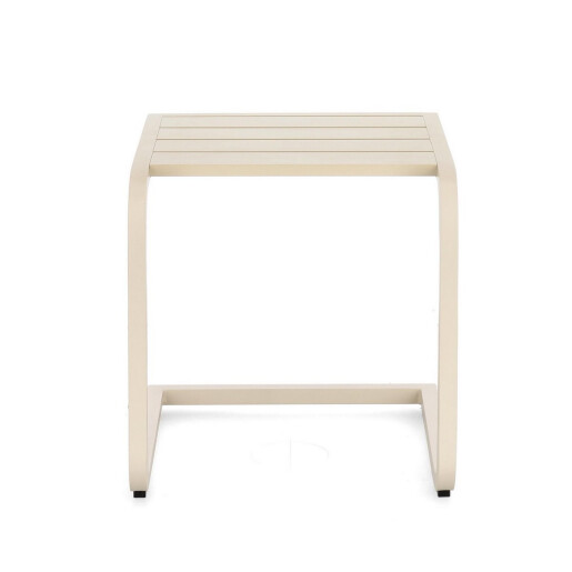 Set 2 masute gradina aluminiu bej Taylor 40x40x41 cm