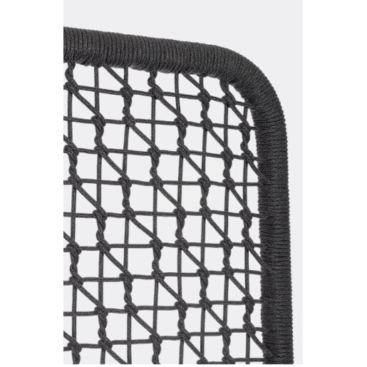 Paravan decorativ otel negru, gri charcoal Babilo 120x50x180h