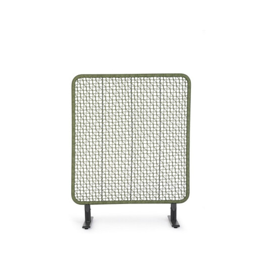 Paravan decorativ otel gri charcoal verde Babilo 120x50x150h