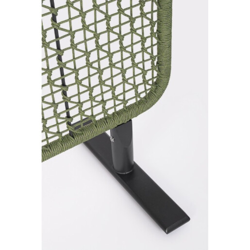 Paravan decorativ otel gri charcoal verde Babilo 120x50x150h