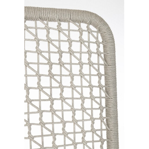 Paravan decorativ otel alb franghie gri Babilo 120x50x150h