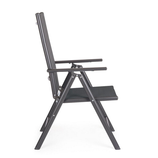 Set 2 scaune recliner gradina, terasa Michigan 55x68x107h