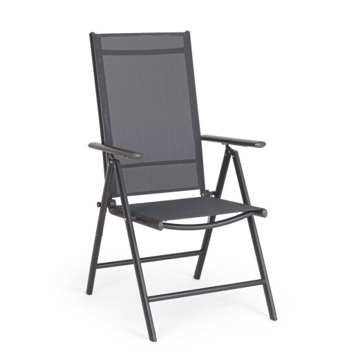 Set 2 scaune recliner gradina, terasa Michigan 55x68x107h