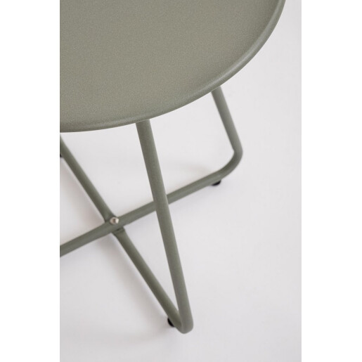 Masuta cafea otel verde Jable Ø45x50h