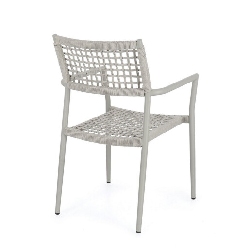 Set 4 scaune gri Caleta 56x60x86 cm