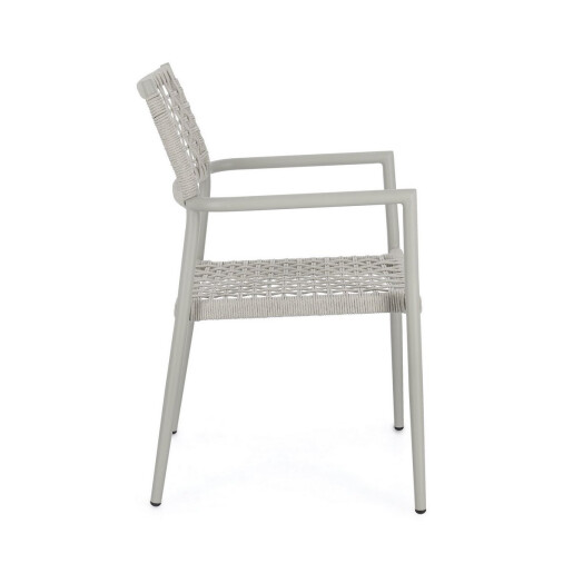 Set 4 scaune gri Caleta 56x60x86 cm