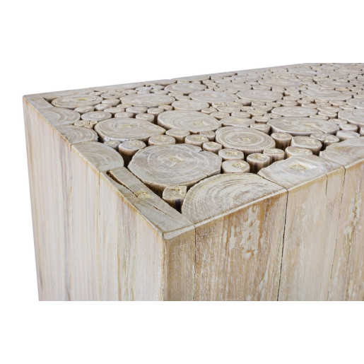 Consola lemn natur patinat cu alb Ermitas 109 cm x 30 cm x 79 h