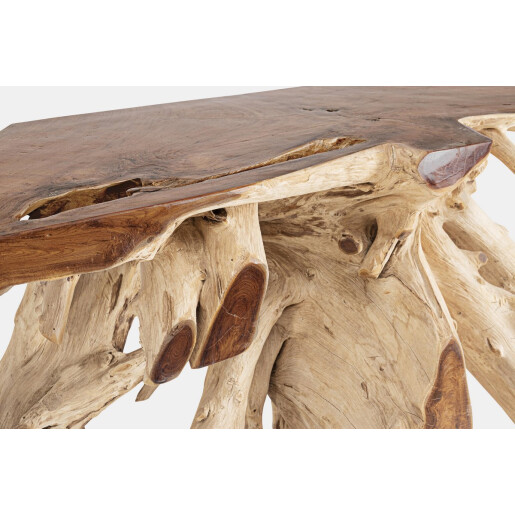 Consola, lemn natur, Lisandra, 120x45x80 cm