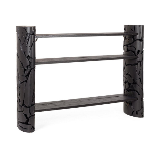 Consola lemn negru Arwood 156x36x110 cm
