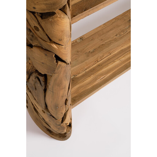 Consola lemn natur Arwood 156x36x110 cm