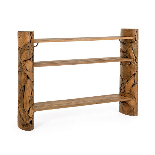 Consola lemn natur Arwood 156x36x110 cm