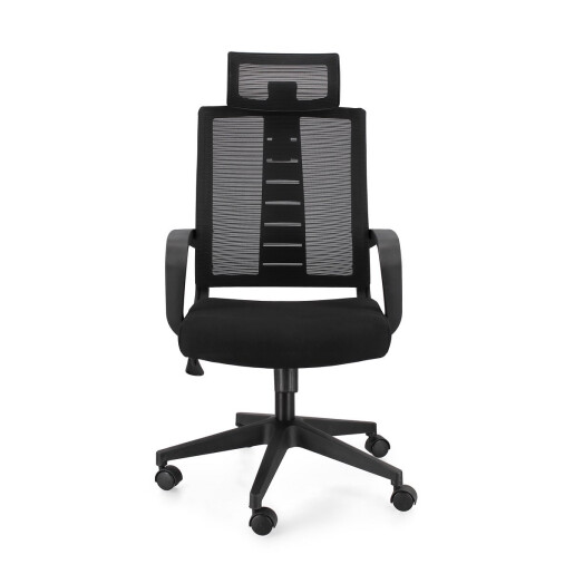 Scaun birou negru Roman 62x55.5x114.5/124.5 cm