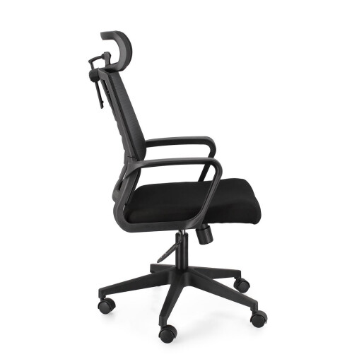 Scaun birou negru Roman 62x55.5x114.5/124.5 cm