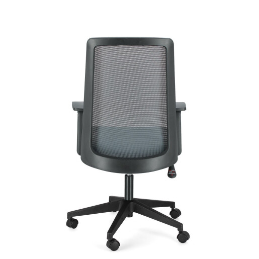Scaun birou negru gri Wesley 62x61.5x101/111 cm