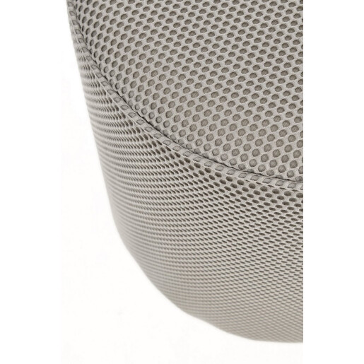 Taburet mdf textil gri Oleysa 42x43 cm