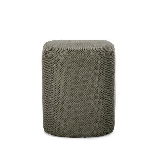 Taburet MDF textil verde Darya 43.5x37x42 cm