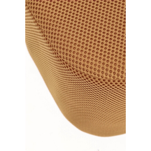 Taburet MDF textil galben mustar Darya 43.5x37x42 cm