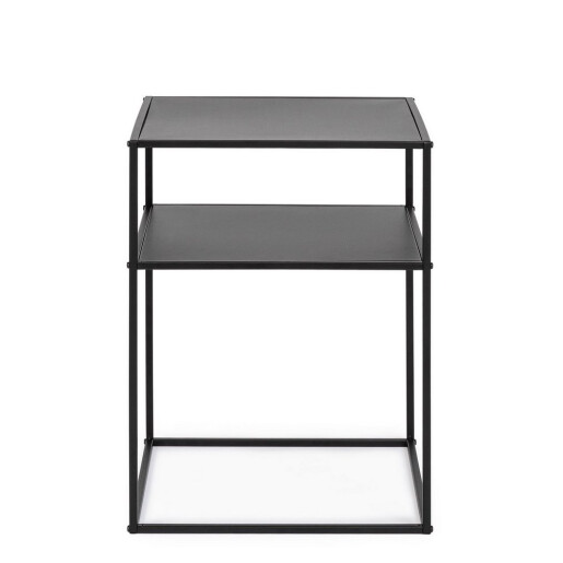 Masuta otel negru Arlik 37,5x37,5x50,5h