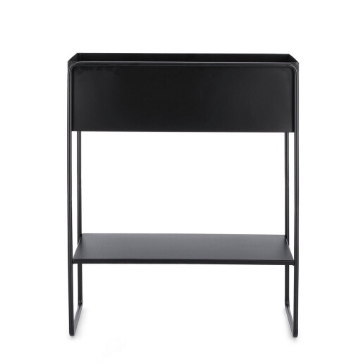 Suport flori otel negru Madelyn 50x22x63.5 cm