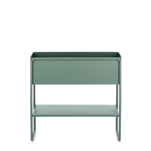Suport flori otel verde Madelyn 45x18x44 cm