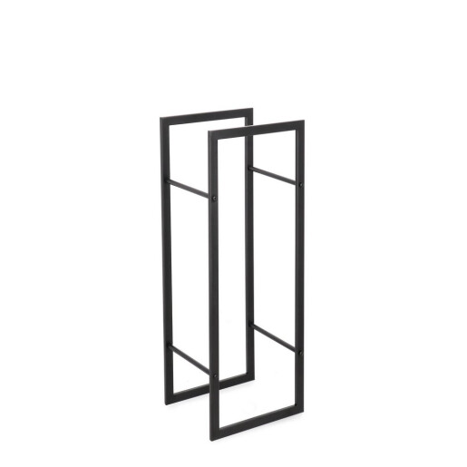 Suport lemne otel negru Joonas 30x25,5x80h